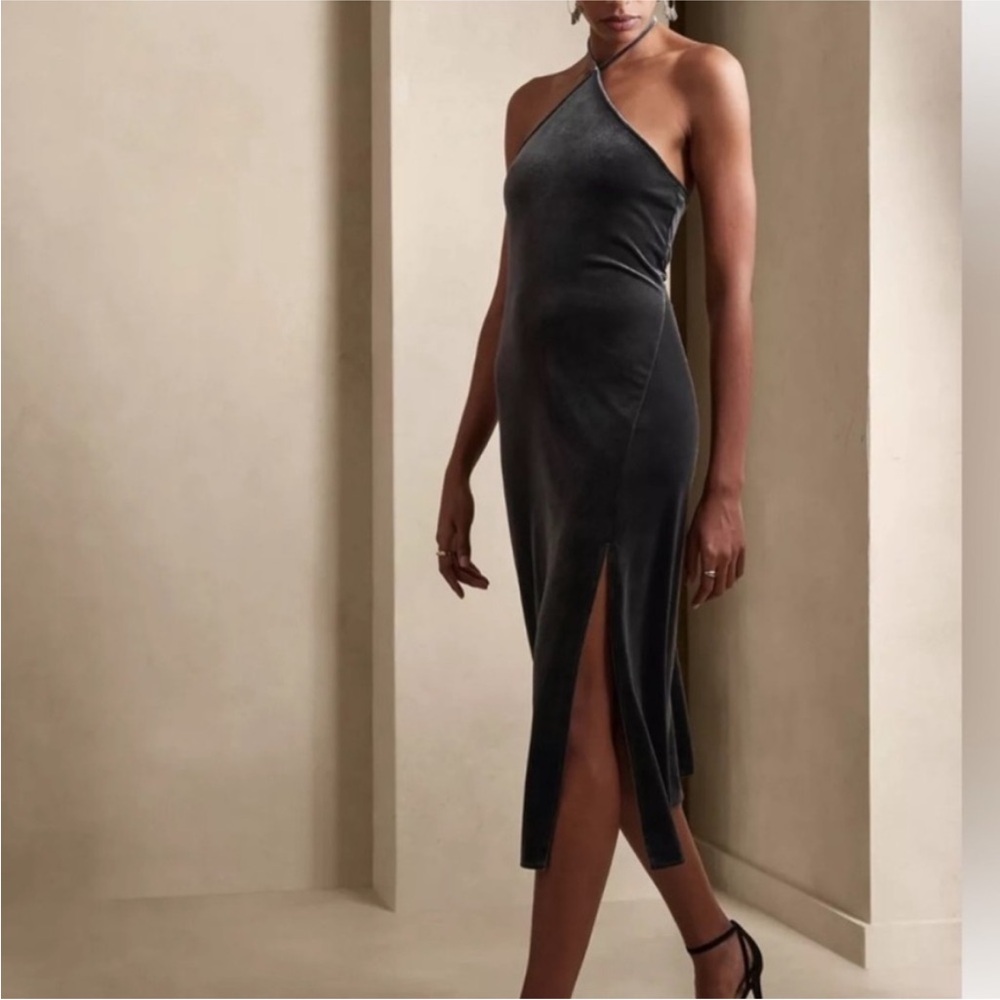 Banana Republic Black Backless Dress